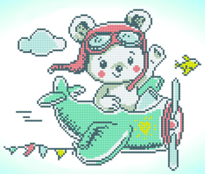 Diamond Dotz Aero Bear - Needleart World