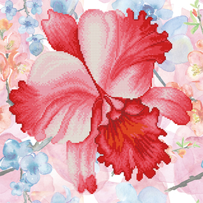 Diamond Dotz Sparkle Garden Crimson - Needleart World