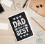 Diamond Dotz Greeting Card Best Dad - Needleart World