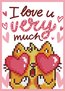 Diamond Dotz Greeting Card Love You - Needleart World