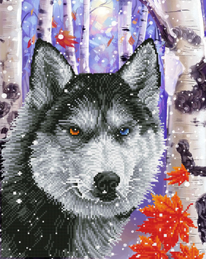 Diamond Dotz Forest Wolf - Needleart World