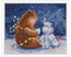 Cross stitch kit Snow Heart - RTO