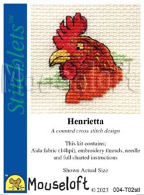 Borduurpakket Henrietta the Hen - Mouseloft