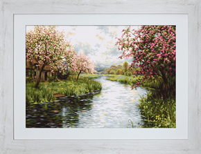 Cross Stitch Kit Spring Landscape - Luca-S