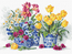 Cross stitch kit Spring garden - Luca-S