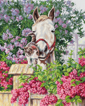 Cross stitch kit Gentle Affection - Luca-S