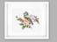 Cross stitch kit The Blue Tit  - Luca-S