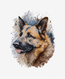 Cross stitch kit The German Shepherd - Luca-S