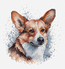 Cross stitch kit Welsh Corgi - Luca-S