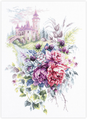 Cross stitch kit The Old Castle - Magic Needle