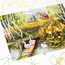 Cross stitch kit Village Pond - Magic Needle