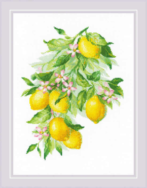 Borduurpakket Bright Lemons - RIOLIS