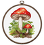 Cross stitch kit Amanita Muscaria - Luca-S