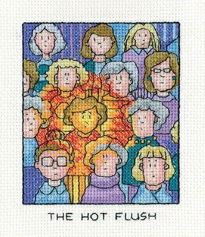 Cross stitch kit The Hot Flush - Heritage Crafts