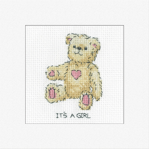 Cross stitch kit It's a Girl - Heritage Crafts