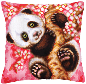 Cushion cross stitch kit Hooray! It's Spring! - Collection d'Art