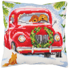 Cushion cross stitch kit Into the Woods - Collection d'Art