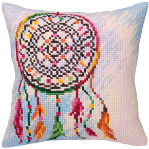 Cushion cross stitch kit Dreamcatcher - Collection d'Art