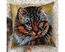 Cushion cross stitch kit Who Runs the House? - Collection d'Art