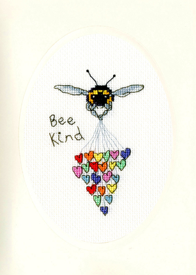 Cross stitch kit Eleanor Teasdale - Bee Kind - Bothy Threads