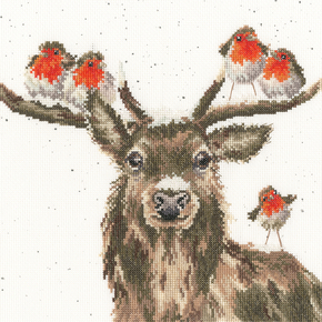 Cross stitch kit Hannah Dale - Festive Friends - Bothy Threads