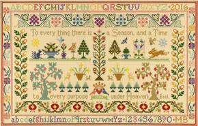 Cross stitch kit Moira Blackburn - Season and Time - Bothy Threads