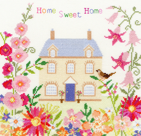 Borduurpakket Friends & Family - Home Sweet Home - Bothy Threads