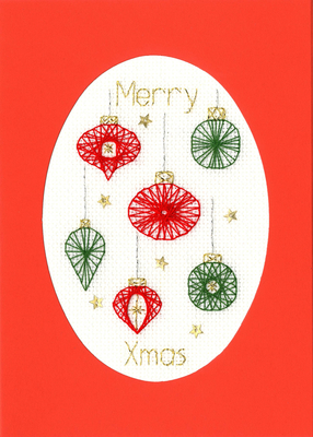 Cross stitch kit Bothy Designs - Christmas Baubles - Bothy Threads