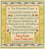 Cross stitch kit Moira Blackburn - The Fisherman's Prayer - Bothy Threads