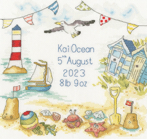 Cross stitch kit Kate Garrett - My First Holiday - Bothy Threads