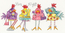 Cross stitch kit The Margaret Sherry Collection - Hen Night - Bothy Threads