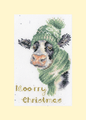 Cross stitch kit Hannah Dale - Moo-rry Christmas - Bothy Threads