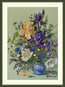 Cross stitch kit Irises and Wildflowers - Merejka