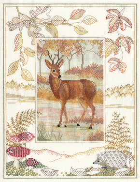 Cross stitch kit Wildlife - Deer - Bothy Threads