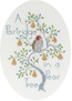 Borduurpakket Christmas Card - A Partridge In A Pear Tree - Derwentwater Designs