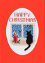 Cross stitch kit Christmas Card - Christmas Cat - Bothy Threads