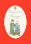 Borduurpakket Christmas Card - Away In A Manger  - Derwentwater Designs