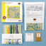 Cross stitch kit Karen Tye Bentley - Aquamarine Meadow - Bothy Threads