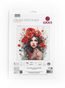 Cross stitch kit The Girl With Poppies - Luca-S