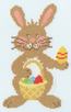 Cross stitch kit Kate Hadfield - Easter - Bunny - Bothy Threads