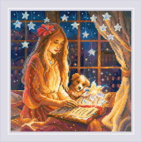 Cross stitch kit Magic Book - RIOLIS